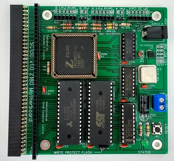 SC130 – Z180 Motherboard | Small Computer Central