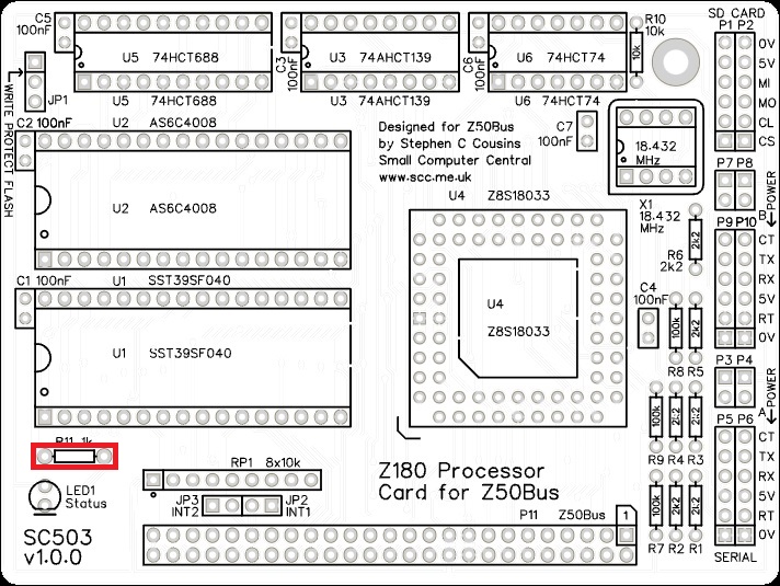 SC503 – Z180 Processor (Z50Bus) | Small Computer Central