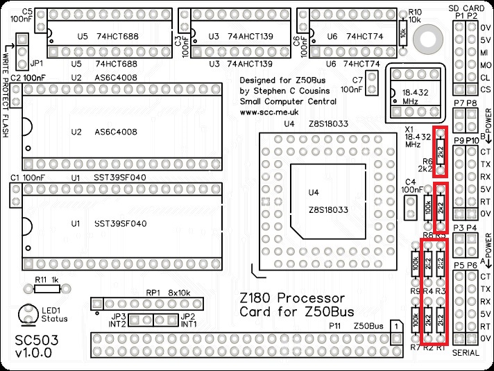 カシスページ SC503 – Z180 Processor (Z50Bus) | Small Computer Central