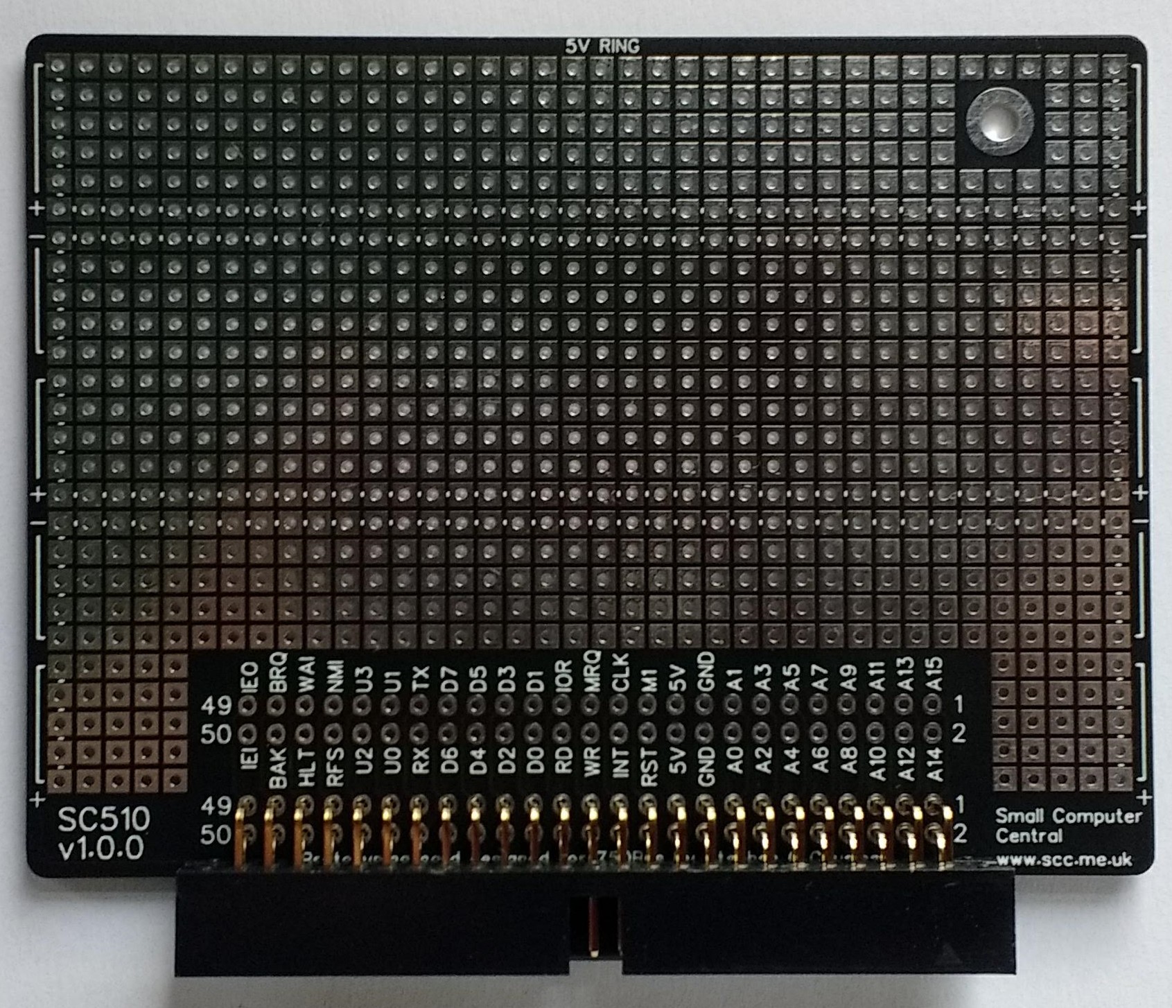 SC510 – Prototyping Card (Z50Bus) | Small Computer Central